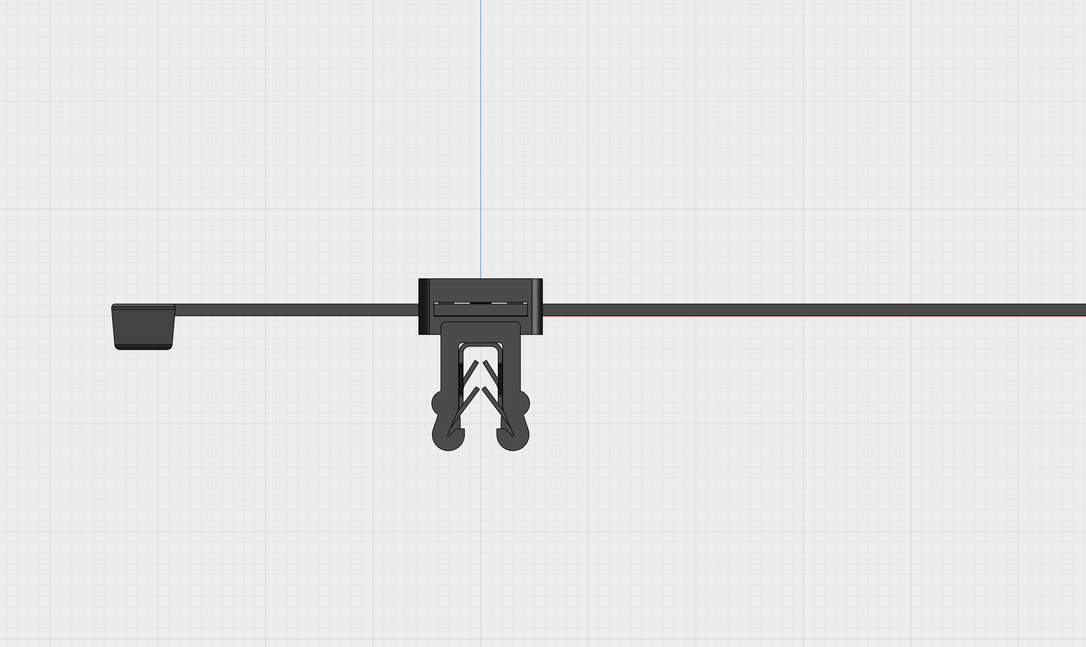 2-Piece Cable Tie with Edge Clip EC4A, 1-3 mm Panel